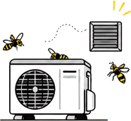 室外機や換気扇
